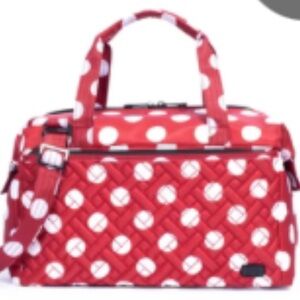 ❤️Lug Caboose Crimson Large Dot Insulated Tote Bag